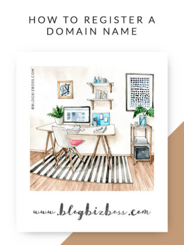 How to register a domain name for your blog or website (the easy way!)
