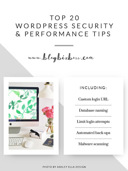 The top 20 WordPress security & performance tips