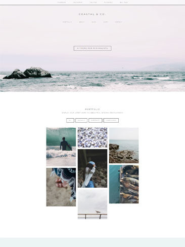 Coastal WordPress Theme